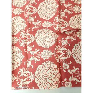 Waverly Inspirations 100 percent cotton Duck Small Damask Coral pattern design W